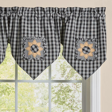 Stafford Sunflower Lined Triple Point Valance 20